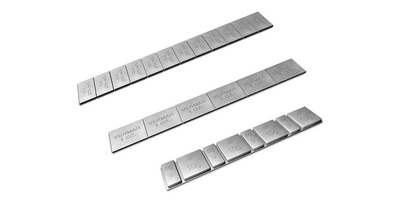Contrapesos o plomos adhesivos para aro de magnesio