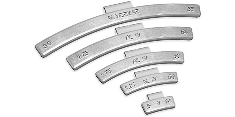 Contrapesos o plomos para aros de magnesio con gancho AW